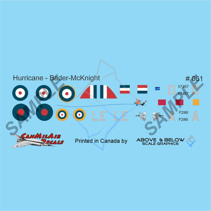 061 - Hawker Hurricane - "Battle of Brittan" - RAF 242 Sqn. Bader & McKnight