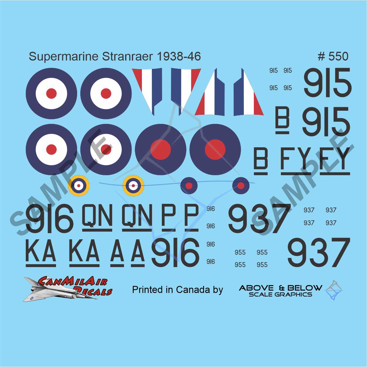 550 - Supermarine Stranraer - RCAF (1938-44)