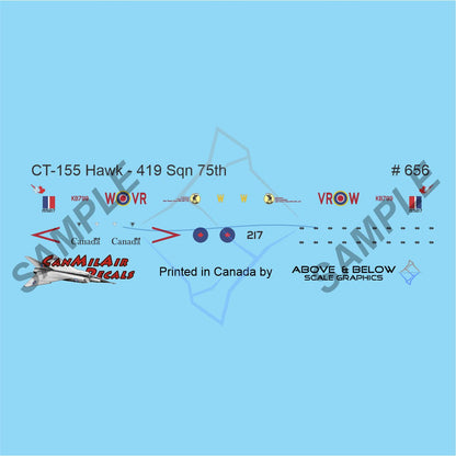 656 - British Aerospace CT-155 Hawk - 419 Sqn 75th Anniv. (2016)