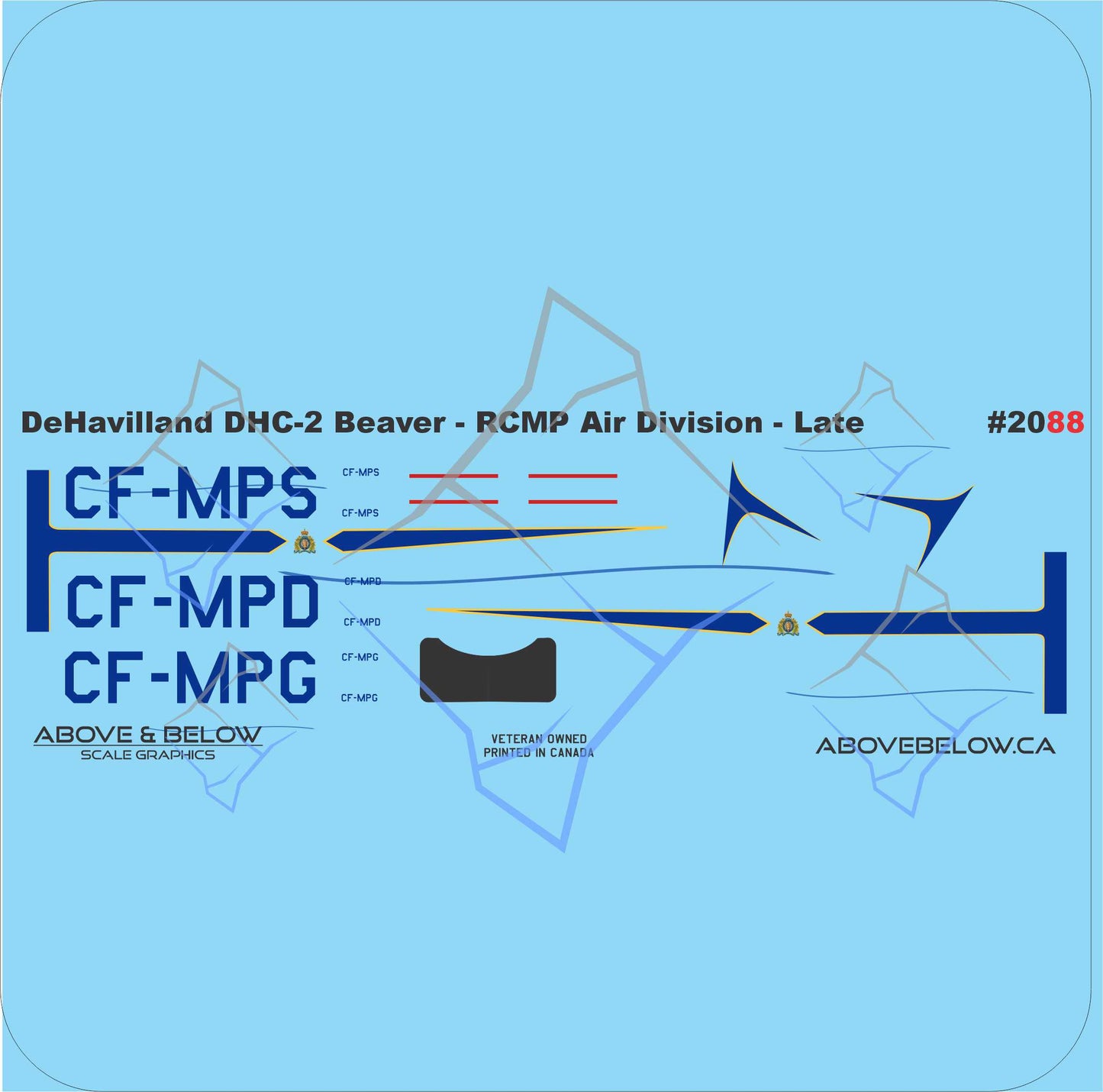 2088 - DeHavilland DHC-2 - RCMP Air Division (Late)