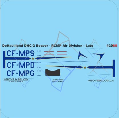 2088 - DeHavilland DHC-2 - RCMP Air Division (Late)