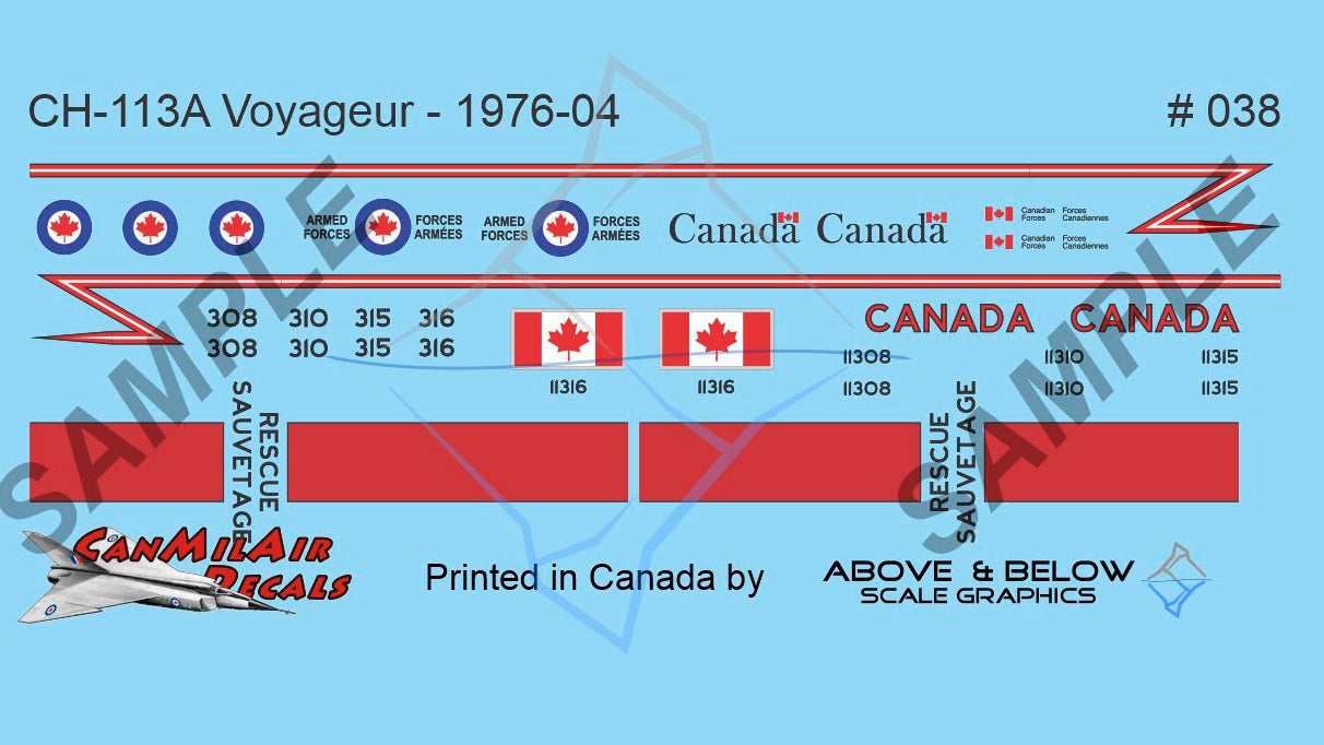 038 - Boeing Vertol CH-113A Voyageur - SYM & FIP SAR