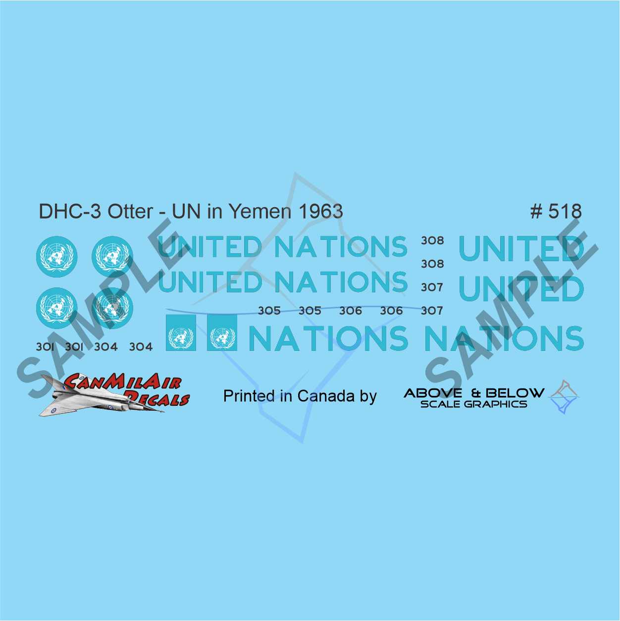 518 - DeHavilland Canada DHC-3 Otter - UN Yemen (1963)