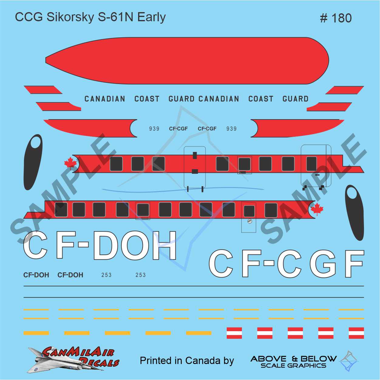 180 - Sikorsky S-61N - Canadian Coast Guard - Early Scheme
