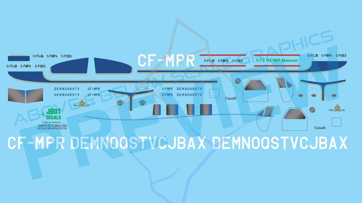 1021 - DeHavilland DHC-2 Beaver - RCMP Air Division