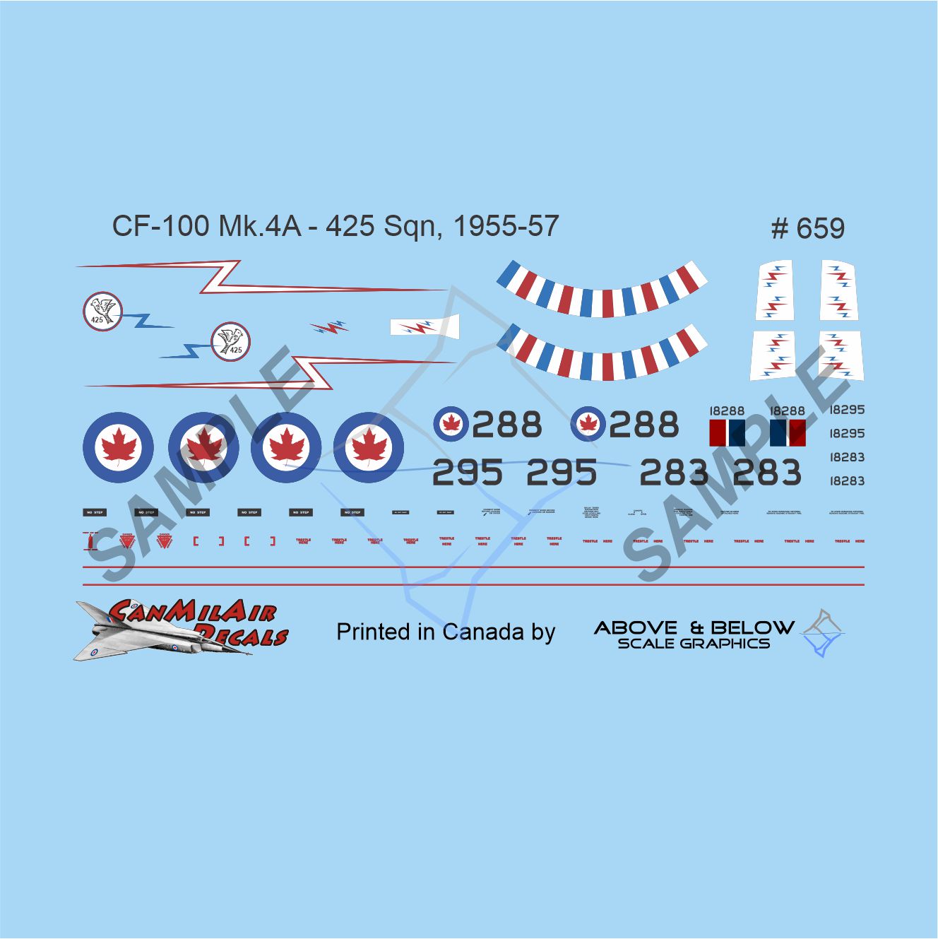 659 - Avro CF-100 Canuck Mk. 4A - 425 Sqn (1955-57)