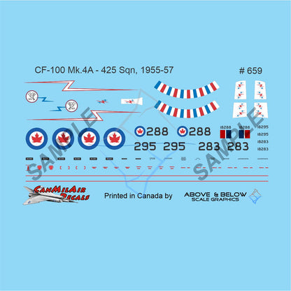 659 - Avro CF-100 Canuck Mk. 4A - 425 Sqn (1955-57)