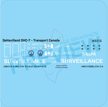 2213 - DeHavilland DHC-7 - Transport Canada NASP