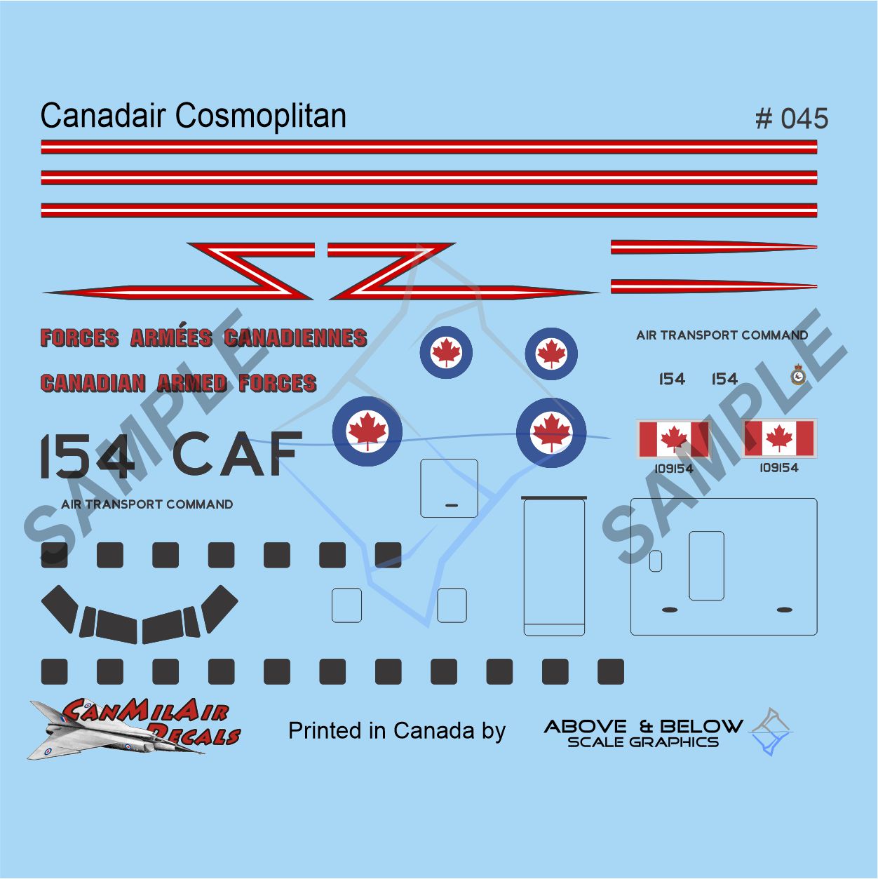 045 - Canadair  CC-109 Cosmopolitan - 412 Sqn (1971)