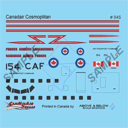 045 - Canadair  CC-109 Cosmopolitan - 412 Sqn (1971)