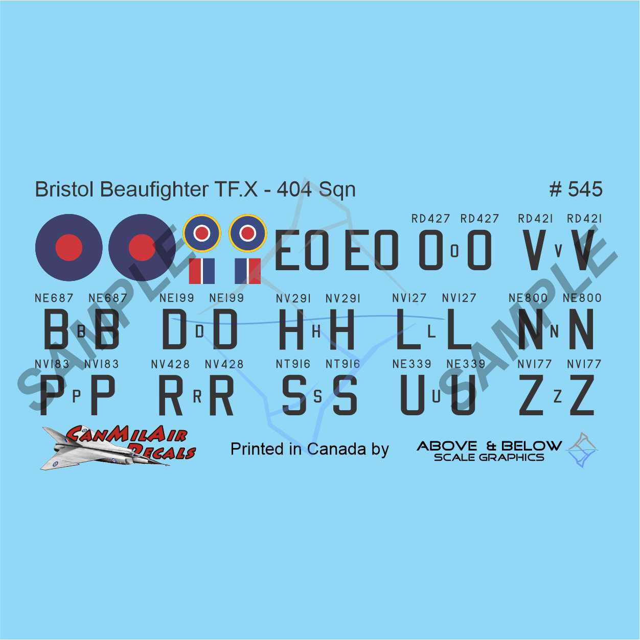 545 - Bristol Beaufighter TF.X - 404 Sqn (1945)