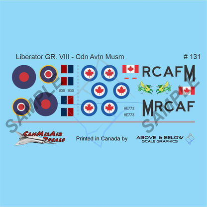 131 - Consolidated B-24 GR. VIII Liberator - "Operation Long Haul" 1968/ CAM