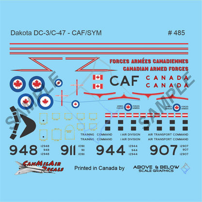 485 - Douglas C-47 Dakota - CAF/SYM