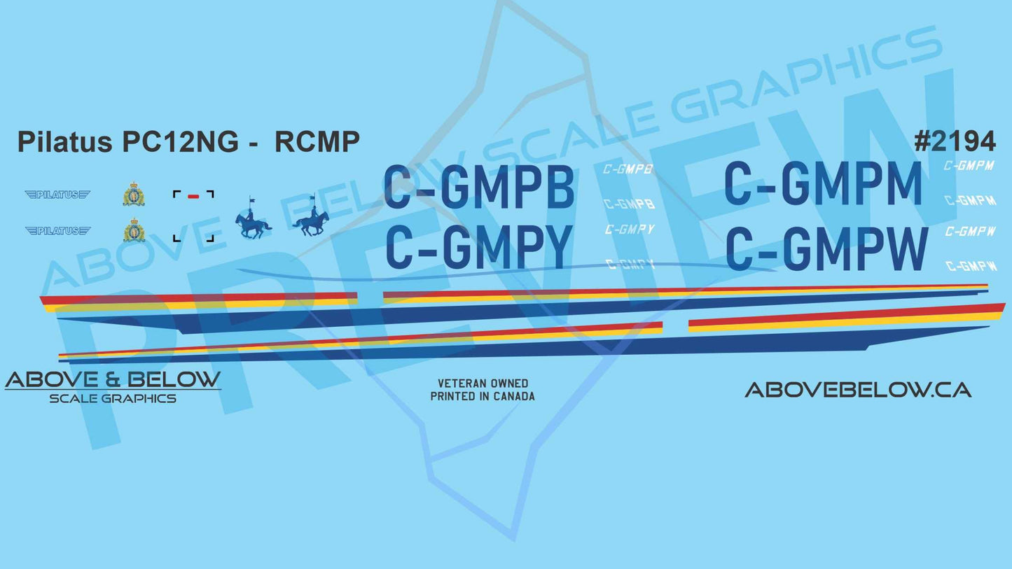 2194 - Pilatus PC-12 - RCMP