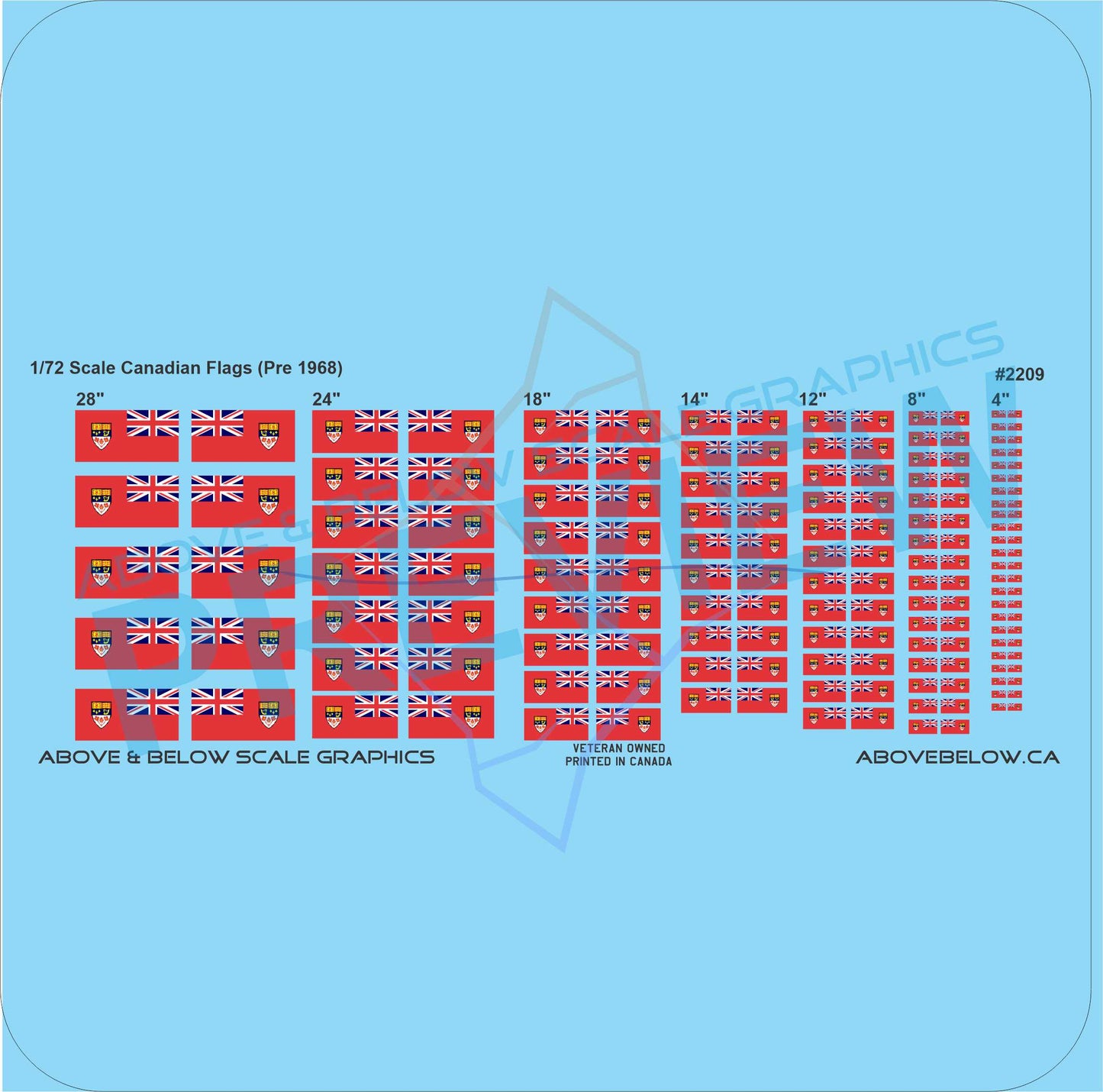 2209 - Canadian Flags (Pre-1968)