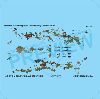 2229 - Leonardo A-129 Mangusta / CH-174 Grizzly 411 Sqn *WIF*