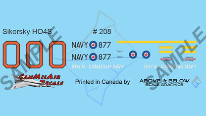 208 - Sikorsky HO4S-3 Seahorse - RCN (1958) HS 50 HMCS Bonaventure