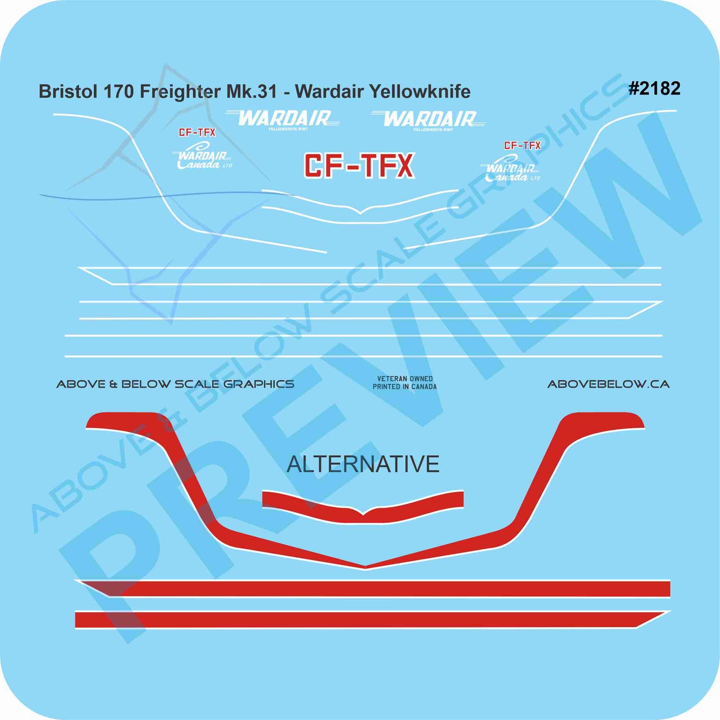 2182 - Bristol Freighter Mk.31 - Wardair Yellowknife