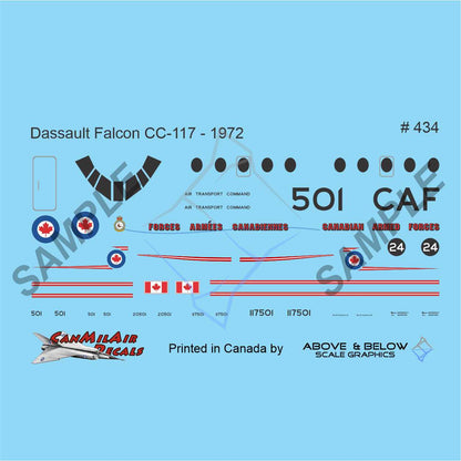 434 - Dassault CC-117 Falcon - CAF (1972)