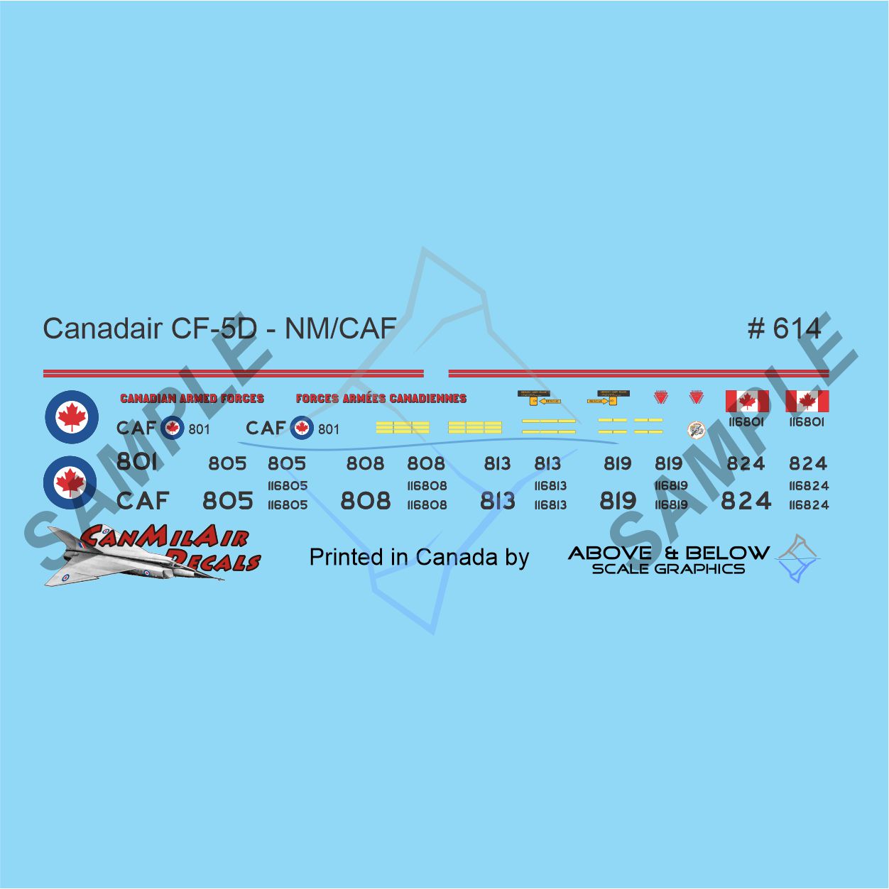 614 - Canadair CF-5D Freedom Fighter (1968-1973)
