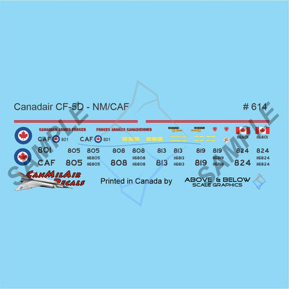 614 - Canadair CF-5D Freedom Fighter (1968-1973)
