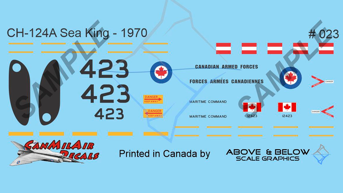 023 - Sikorsky CH-124 Sea King - CAF (1970)