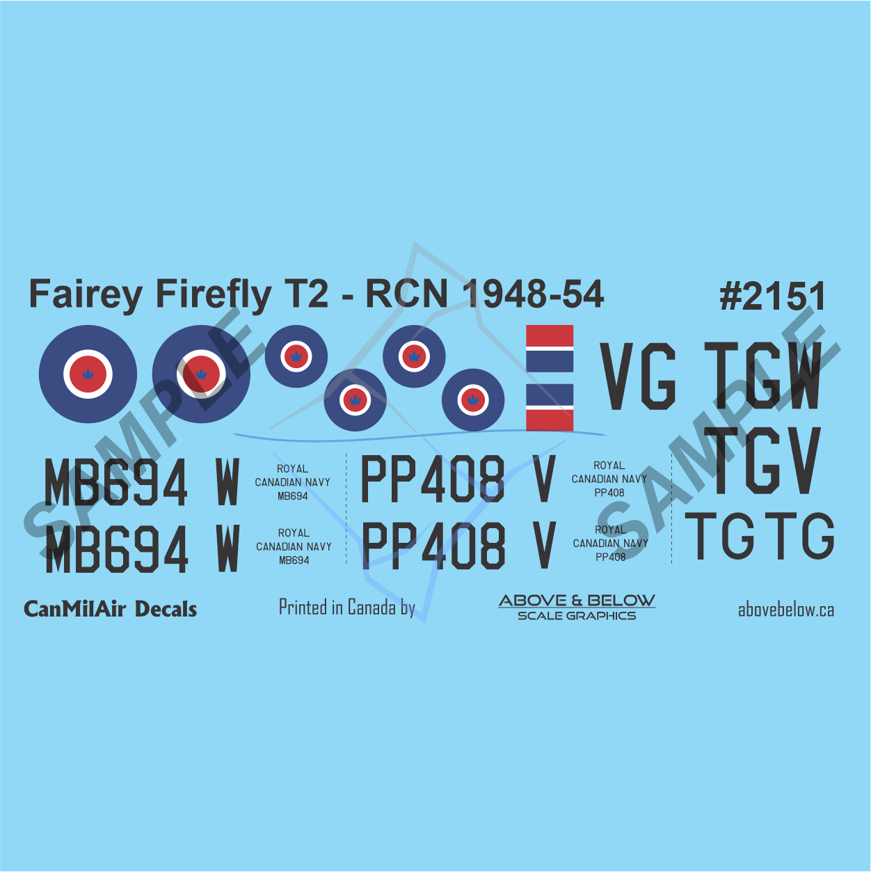 2151 - Fairey Firefly T2 - RCN (1948-54)