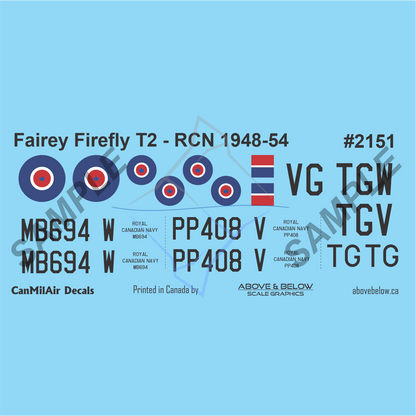 2151 - Fairey Firefly T2 - RCN (1948-54)