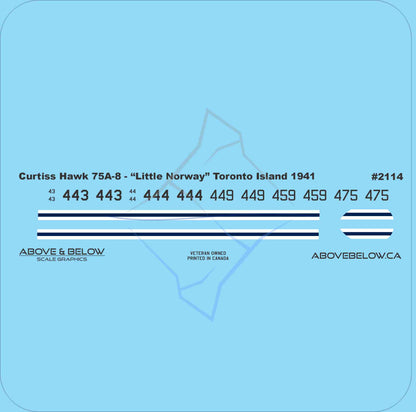 2114 - Curtiss 75A-8 Hawk - BCATP "Little Norway" (1941)
