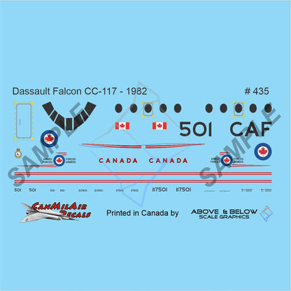 435 - Dassault CC-117 Falcon - SYM (1972)