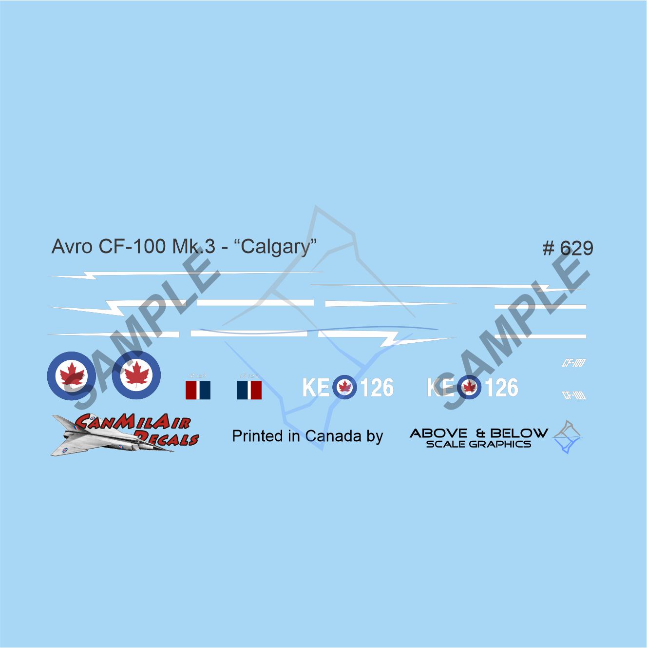 629 -  Avro CF-100 Canuck Mk. 3A - 440 Sqn Gate Guard