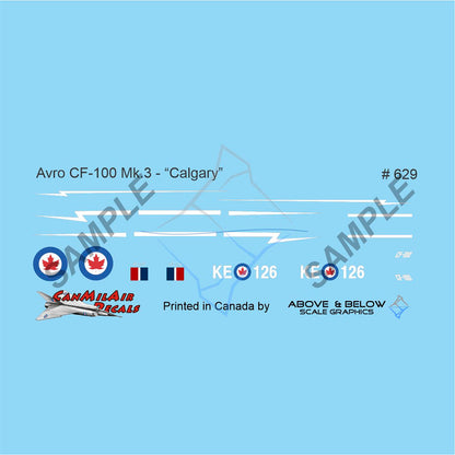 629 -  Avro CF-100 Canuck Mk. 3A - 440 Sqn Gate Guard