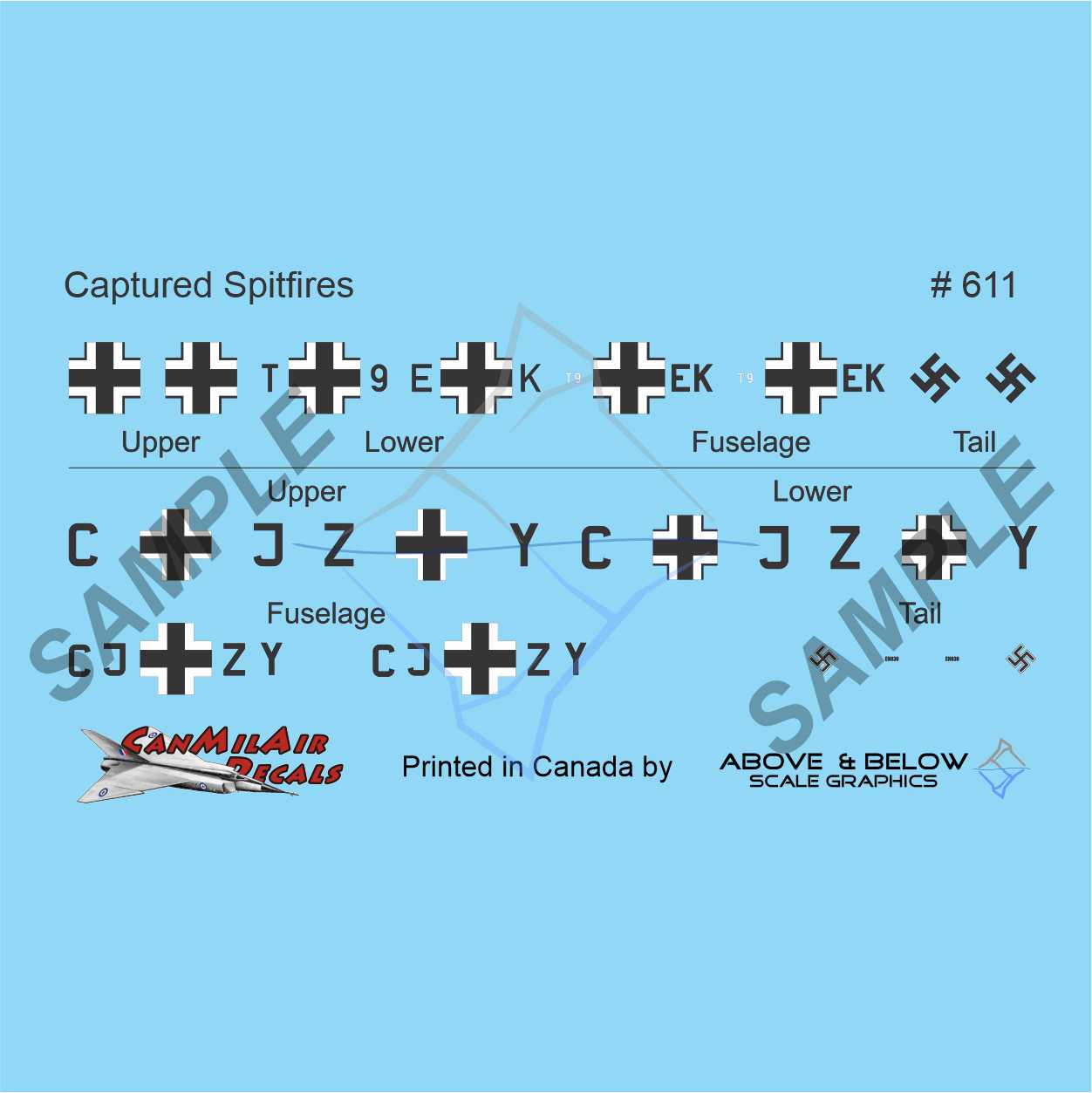 611 - Supermarine Spitfire - Luftwaffe Captured