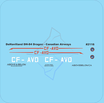2116 - DeHavilland DH-84 Dragon - Canadian Airways Ltd.