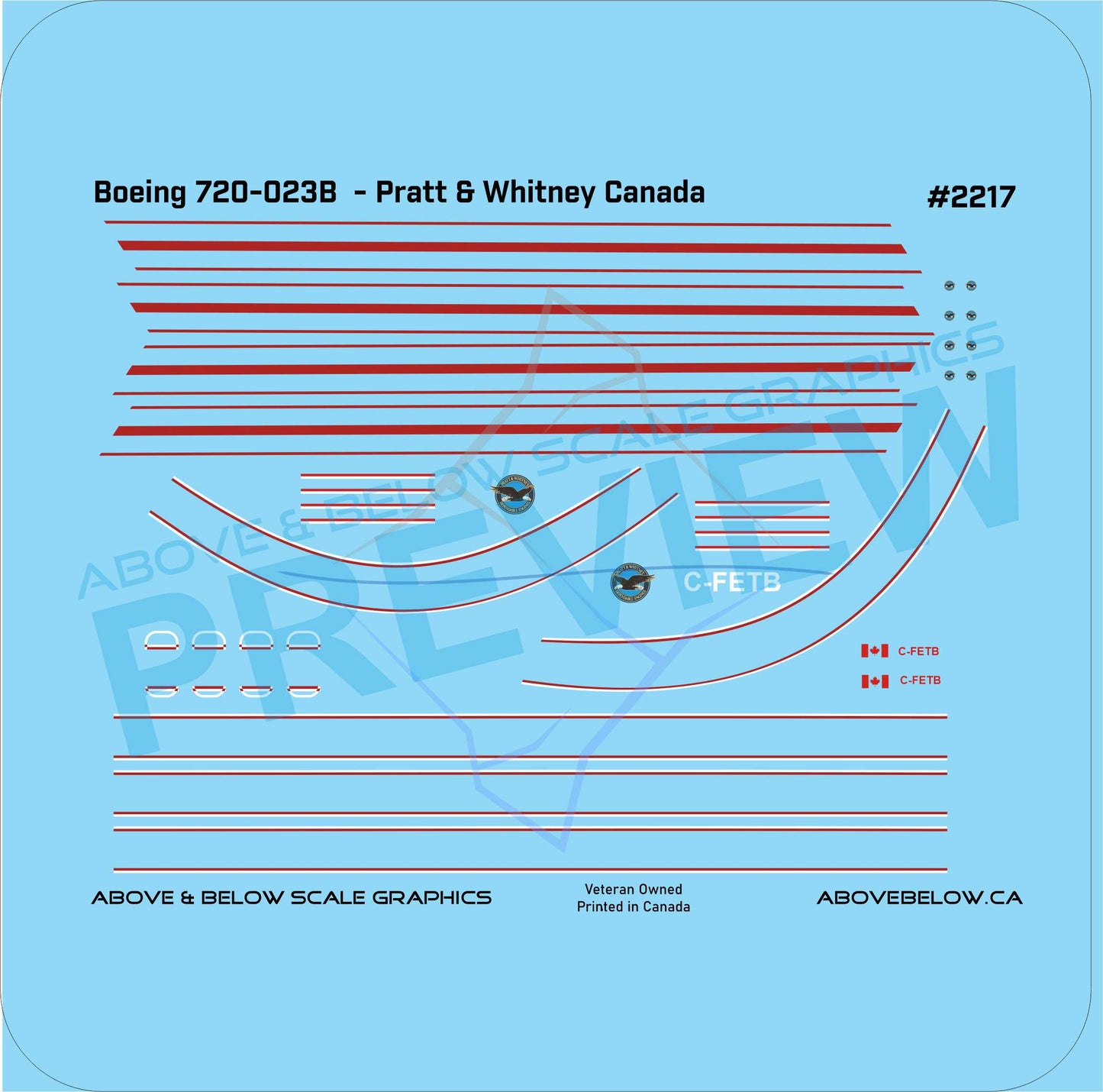 2217 - Boeing 720-032B - Pratt & Whitney Canada