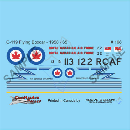168 - Fairchild C-119 Flying Boxcar - RCAF-EWU (1958-65)