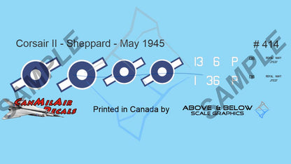 414 - Vought F4U Corsair II - Fleet Air Arm - Don Sheppard