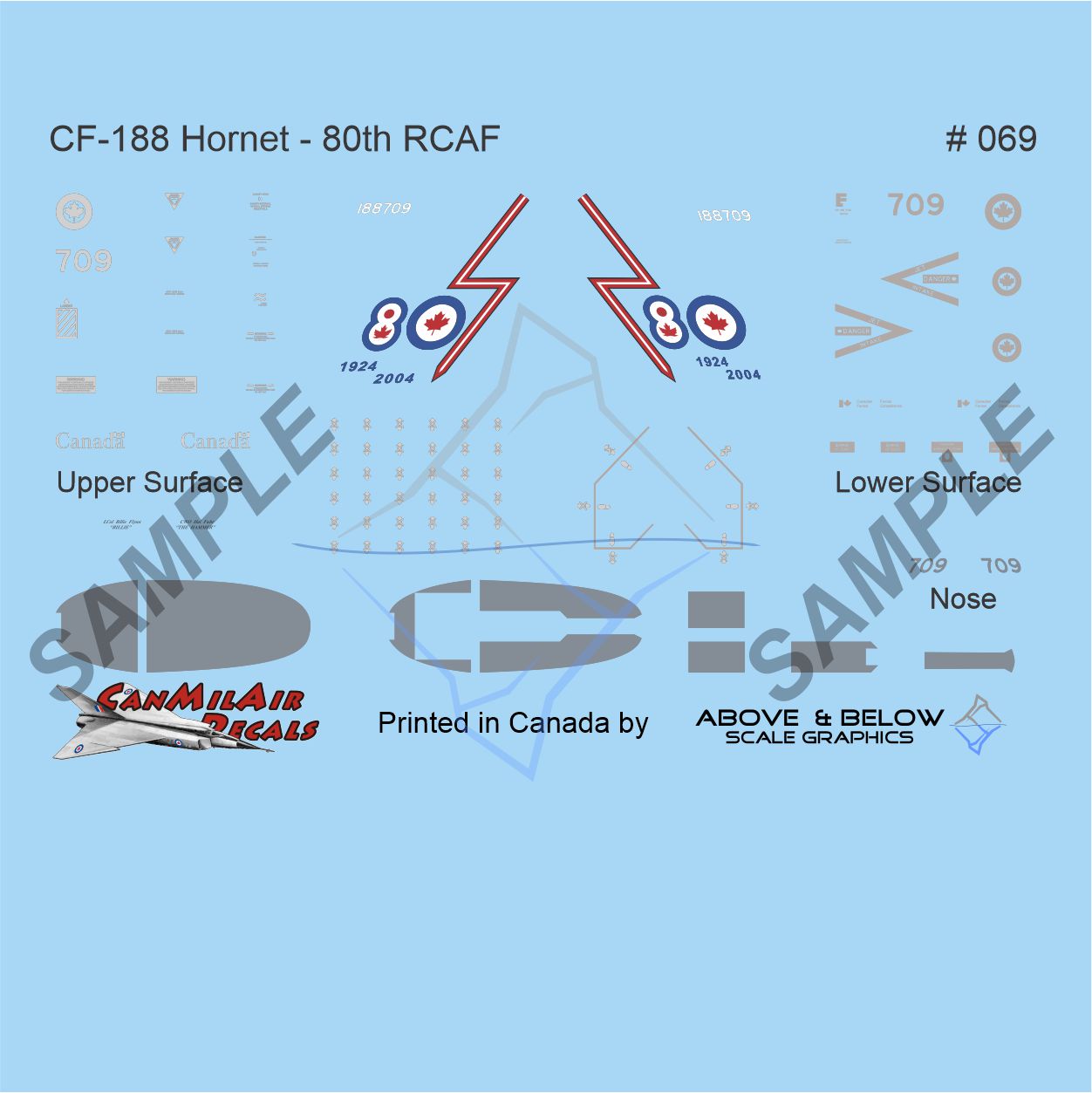 069 - McDonnell Douglas CF-188 Hornet - FIP Special  2004 "RCAF 80th"