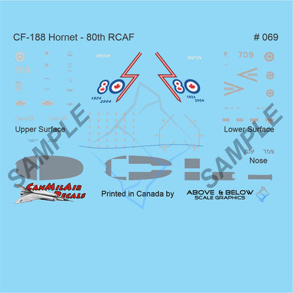 069 - McDonnell Douglas CF-188 Hornet - FIP Special  2004 "RCAF 80th"