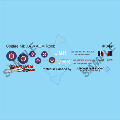 344 - Supermarine Spitfire Mk. XVIe - ACM Sir James Robb