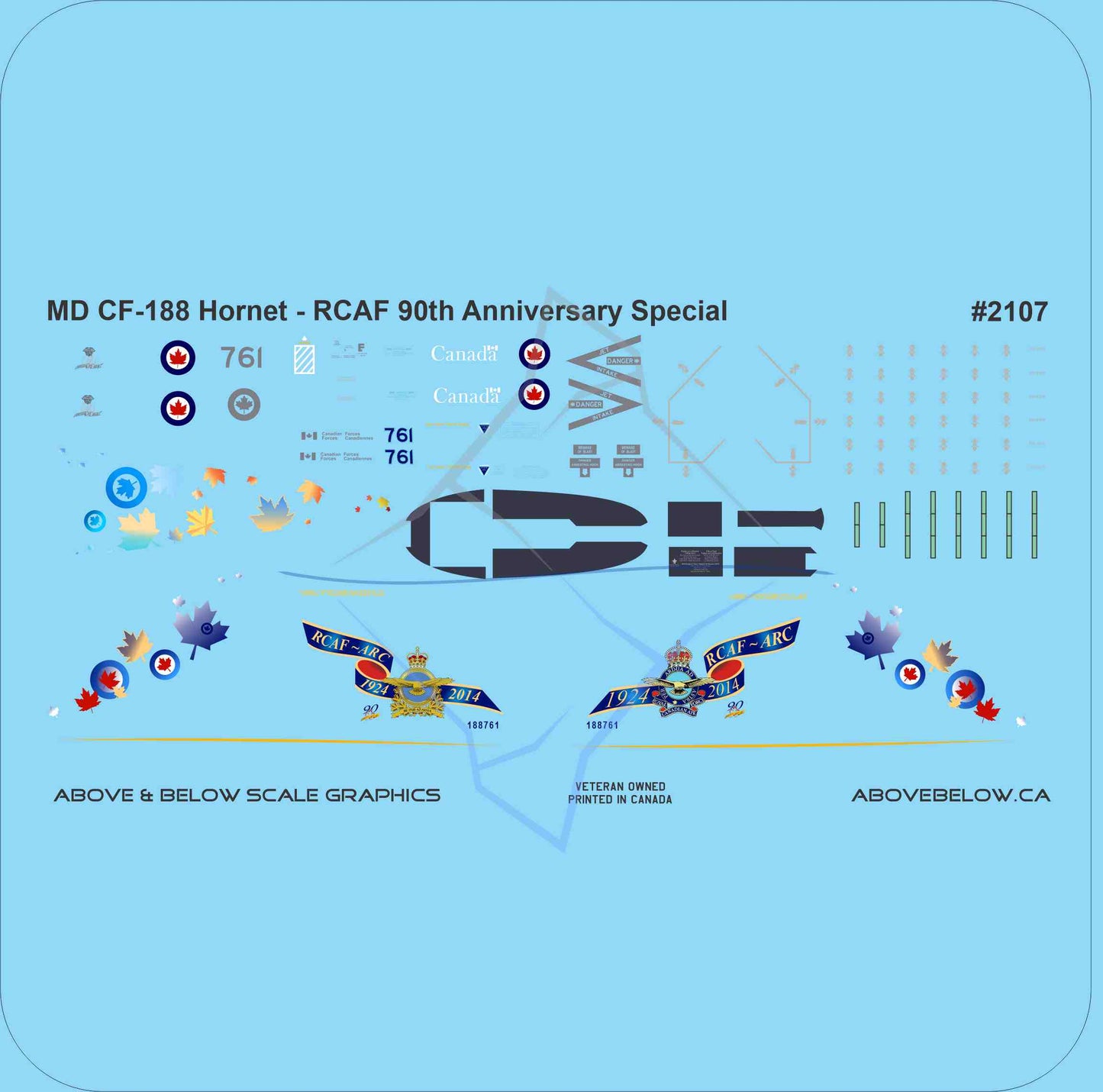 2107 - MD CF-188 Hornet - RCAF 90th Anniversary
