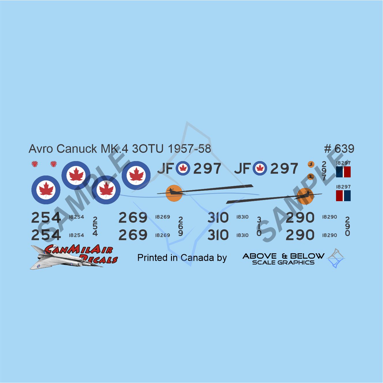639 - Avro CF-100 Canuck Mk. 4 - 3(F)OTU "Bald Eagles" (1957-1958)