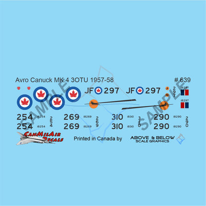639 - Avro CF-100 Canuck Mk. 4 - 3(F)OTU "Bald Eagles" (1957-1958)