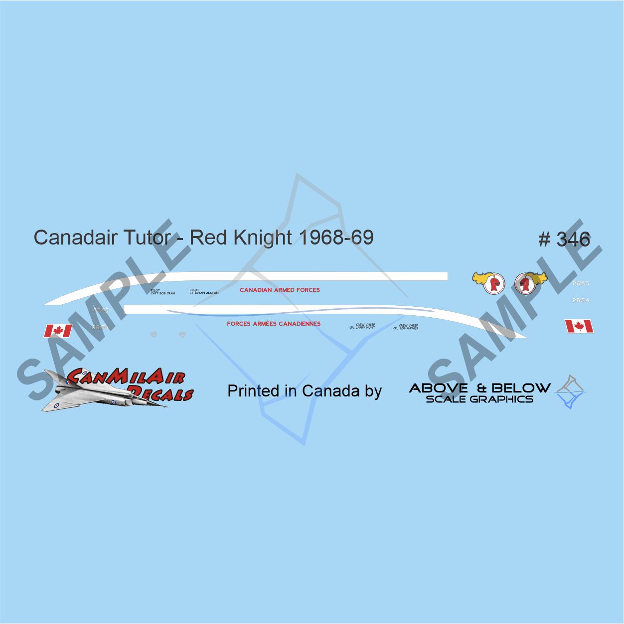 346 - Canadair CT-114 Tutor - Red Knight (1968-1969)