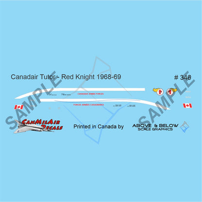 346 - Canadair CT-114 Tutor - Red Knight (1968-1969)