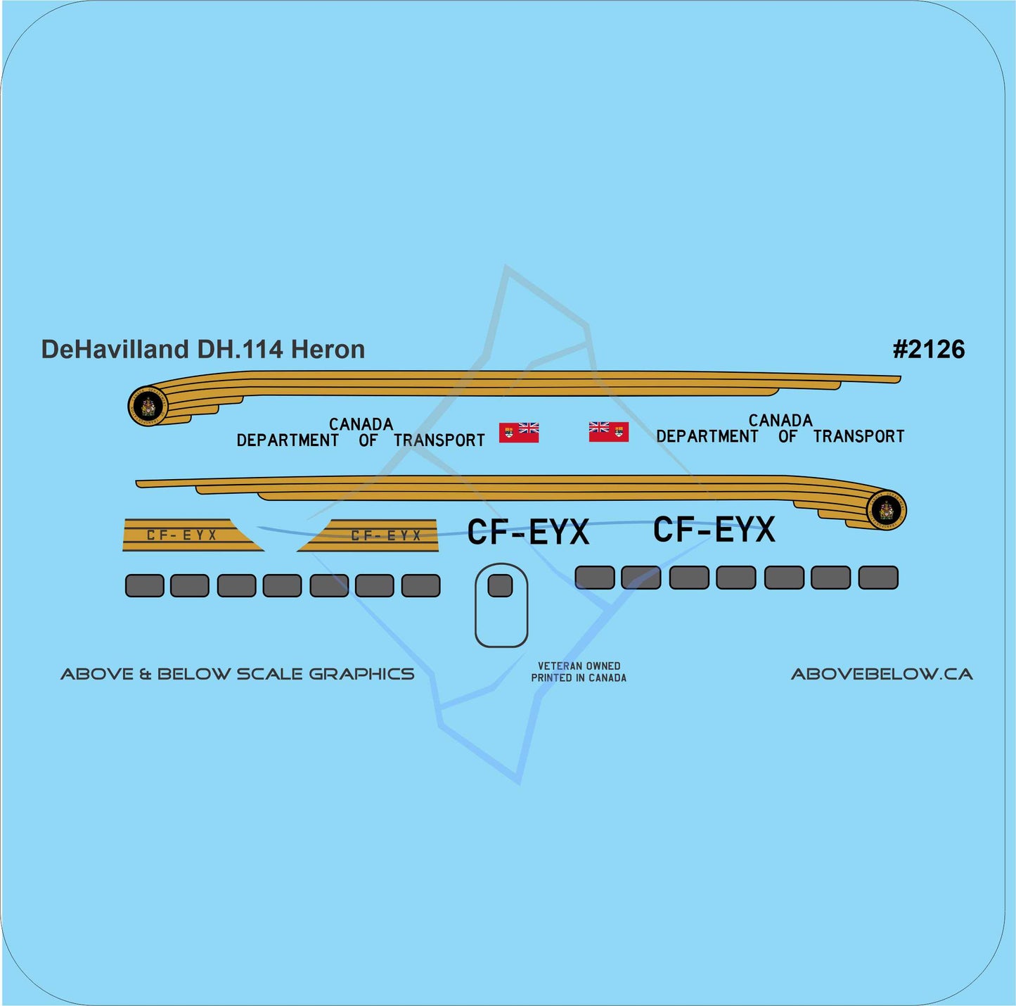 2126 - DeHavilland DH.114 Heron - Canadian Department of Transport