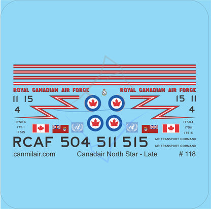 118 - Canadair Northstar - Late Markings