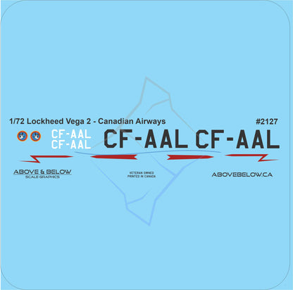 2127 - Lockheed Vega 2 - Canadian Airways