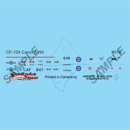 019 - Canadair CF-104 Starfighter - SYM 1980