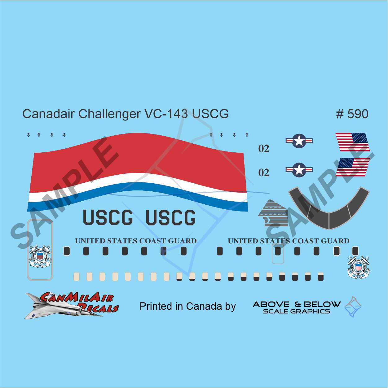 590 - Canadair VC-143A / Challenger 604 - United States Coast Guard VIP